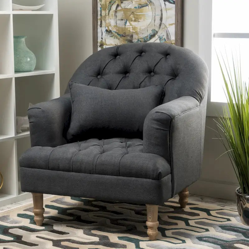 Anastasia Tufted Armchair by Christopher Knight Home