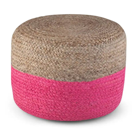 WYNDENHALL Maron Round Pouf