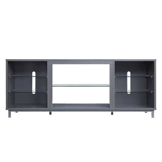 Manhattan Comfort Brighton 60 In. Wire Management Media Cabinet Console