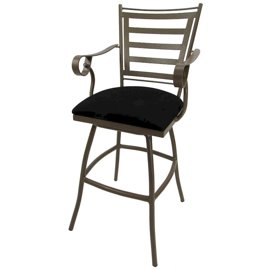 Extra Tall Spectator 35 Bar Stool - Jenna - Beige Frame - 35 inch Seat