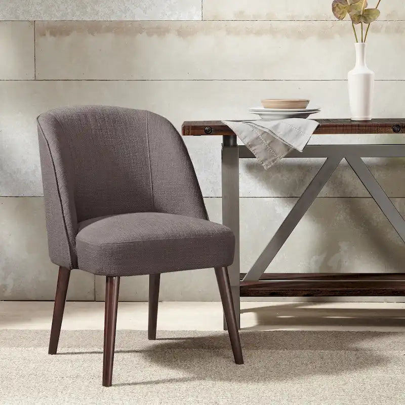 Madison Park Larkin Rounded Back Dining Chair - 22.25w x 24.5d x 34.6h