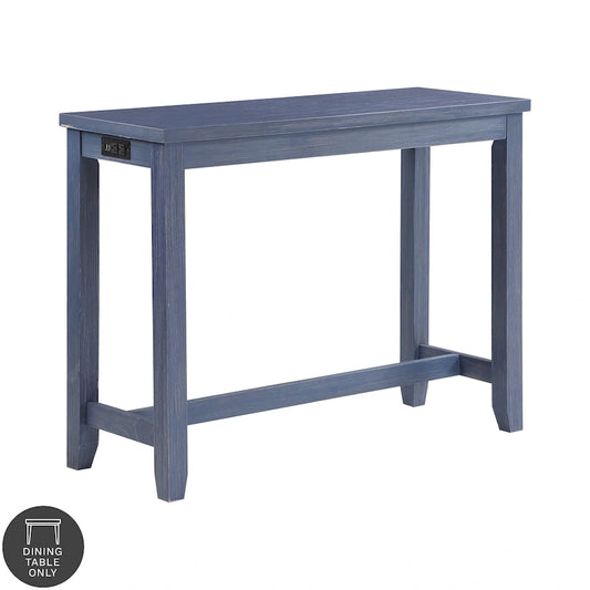 Furniture of America Ibella 64-inch Counter Height Table with USB Port