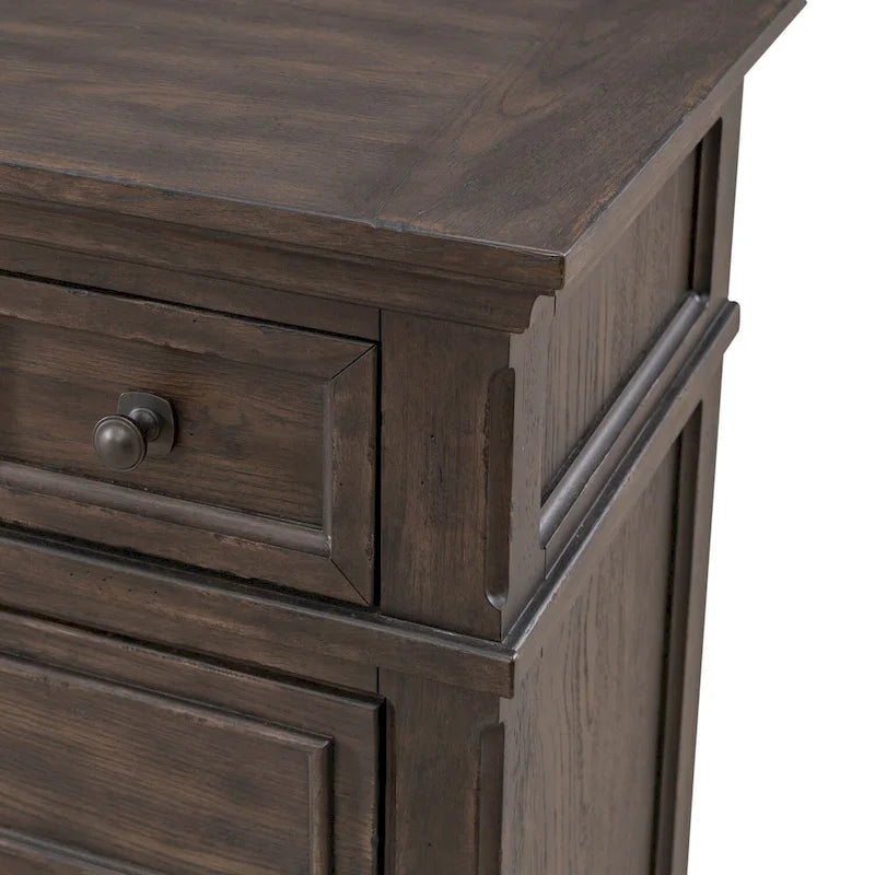 Paradise Valley Saddle Brown 8 Drawer Dresser