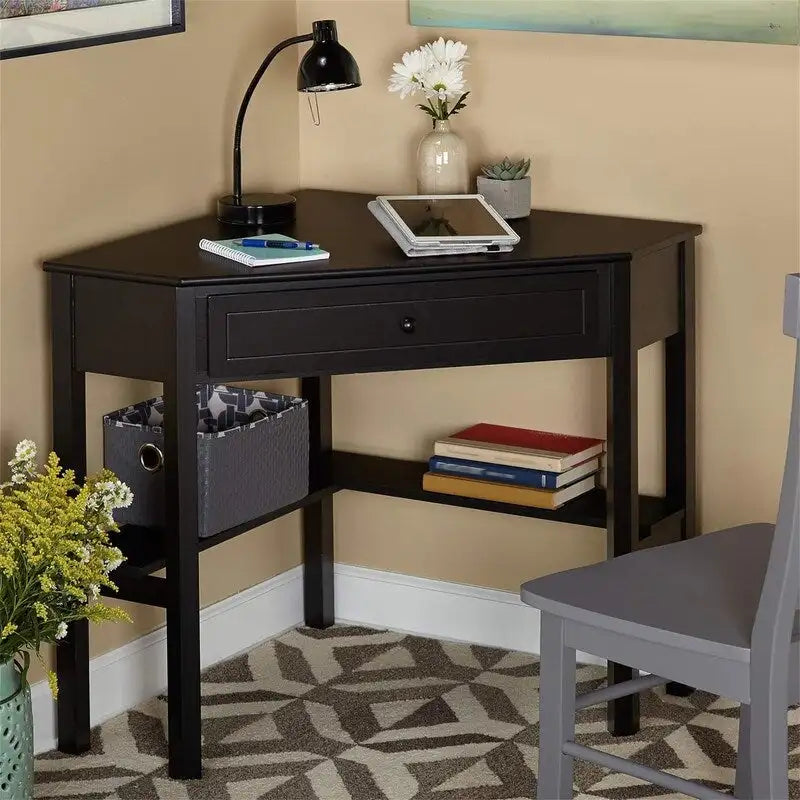 Marketing Systems Wood Corner Desk