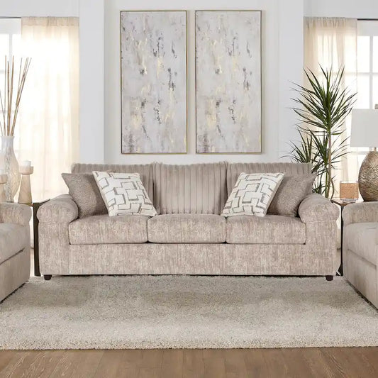 Roundhill Furniture Nason Wide Wale Corduroy Living Room 4-Piece Sofa Set