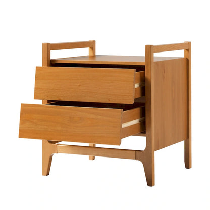 Middlebrook Designs Mid-Century Modern Solid Wood Nightstand