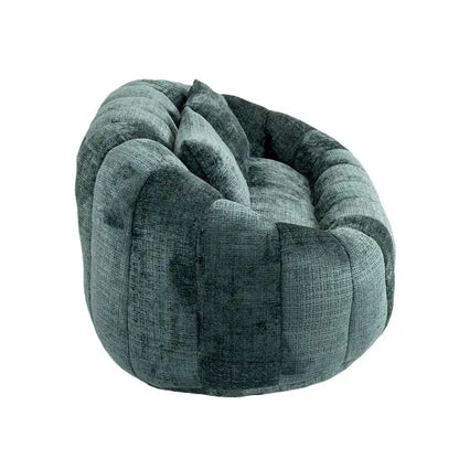 Emerald Modern 59 Chenille Loveseat Chaise Lounge Chair