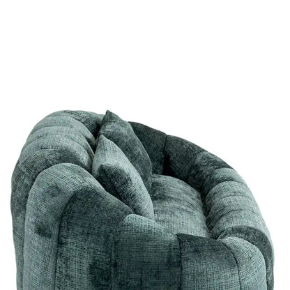 Emerald Modern 59 Chenille Loveseat Chaise Lounge Chair