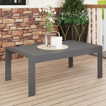 All-Weather Aluminum Outdoor Coffee Table