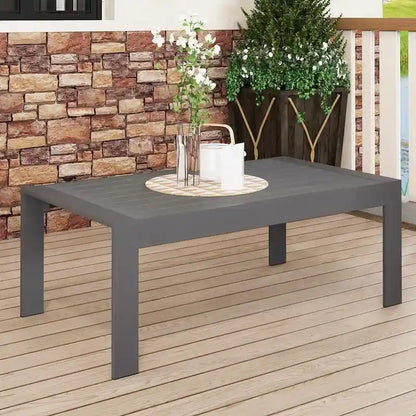All-Weather Aluminum Outdoor Coffee Table