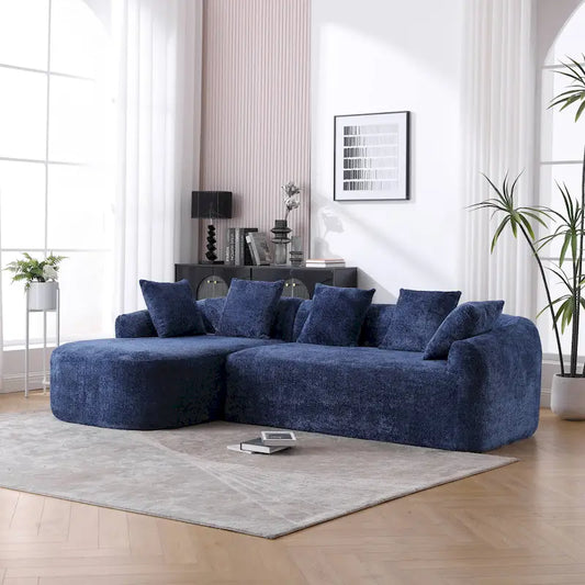 99.21W L-Shape Boucle Sofa 3 Seater
