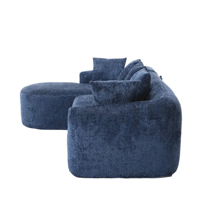 99.21W L-Shape Boucle Sofa 3 Seater
