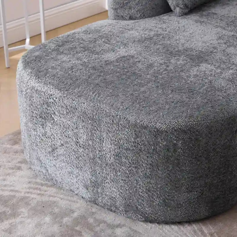 99.21W L-Shape Boucle Sofa 3 Seater
