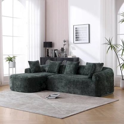 99.21W L-Shape Boucle Sofa 3 Seater