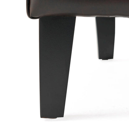 27 High Back Accent Chair with Wing Back and Birch Legs