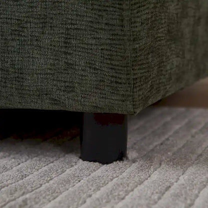 Chenille Upholstered Armless Modular Sectional Sofa, Free Combination