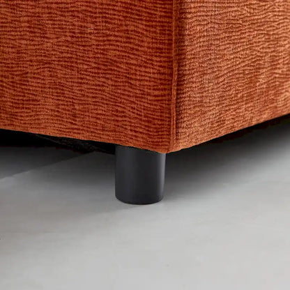 Chenille Upholstered Armless Modular Sectional Sofa, Free Combination