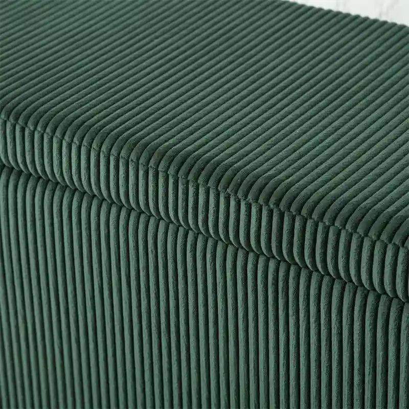 Storage Ottoman,Bedroom End Bench,Upholstered Fabric Storage Ottoman