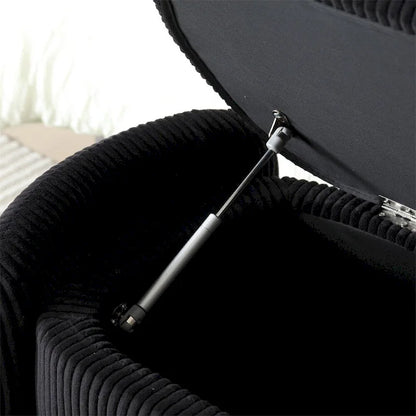 Storage Ottoman,Bedroom End Bench,Upholstered Fabric Storage Ottoman