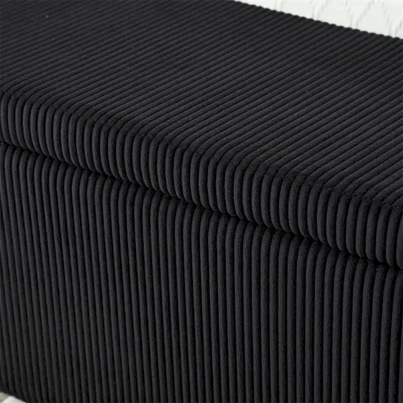 Storage Ottoman,Bedroom End Bench,Upholstered Fabric Storage Ottoman