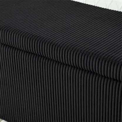 Storage Ottoman,Bedroom End Bench,Upholstered Fabric Storage Ottoman