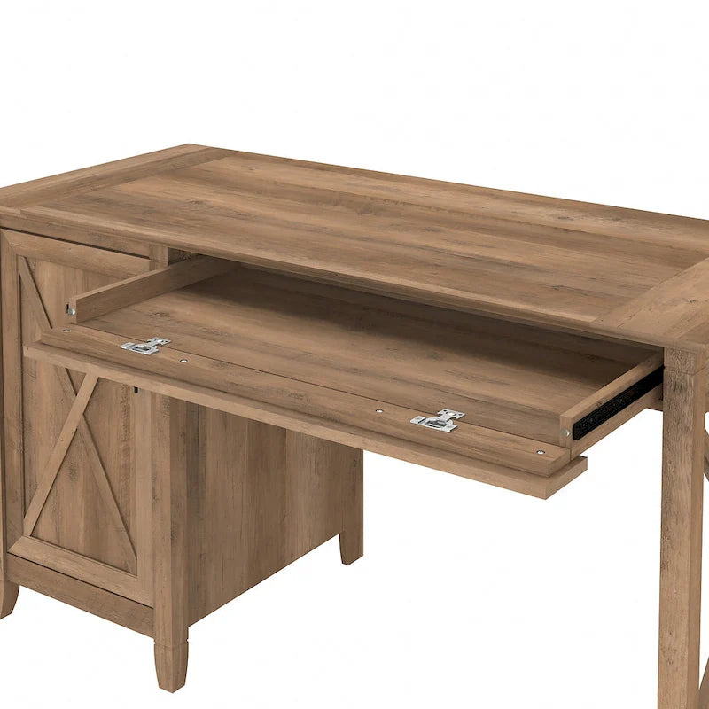 Key West 54W Computer Desk with Storage and Cabinet by Bush Furniture