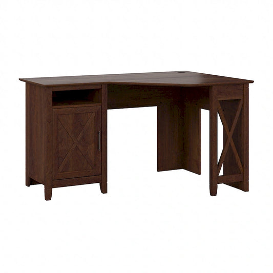 Bush Furniture Key West 54W Corner Computer Desk with Storage
