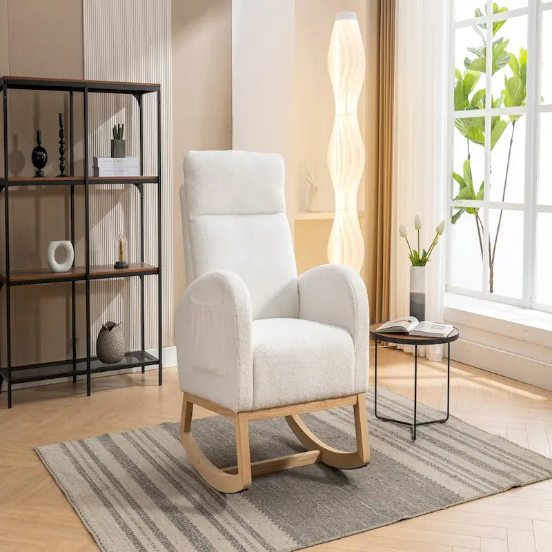 Teddy Fabric Rocking Chair