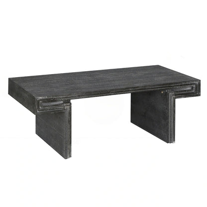 Premium Vintage Industrial Coffee Table with Double-Tier Structure for Living and Office Spaces