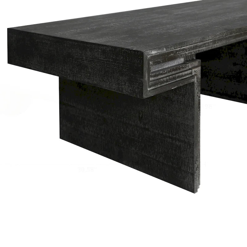 Premium Vintage Industrial Coffee Table with Double-Tier Structure for Living and Office Spaces
