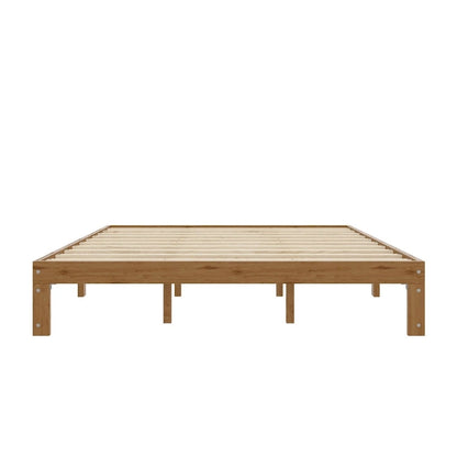 Queen Size Wood Platform Bed with Slat Support