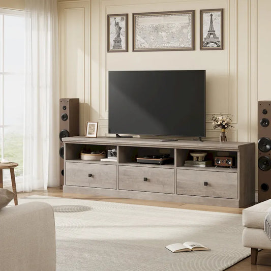 TV Stand for 75 Inch TV, Entertainment Center with Storage Drawer - 65 inches