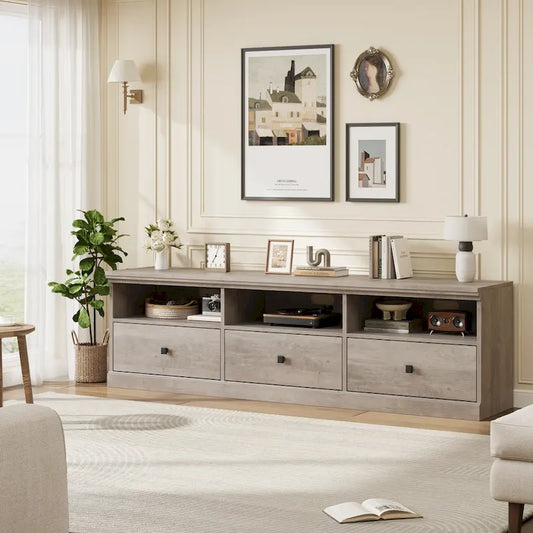 TV Stand for 75 Inch TV, Entertainment Center with Storage Drawer - 65 inches