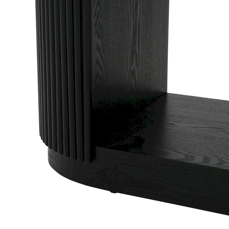 Christopher Knight Home - Mirod Modern Entryway Console Table with Open Shelf & Elegant Wood Grain Design