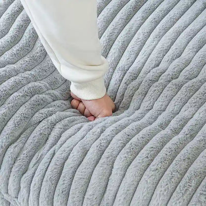 78.74 Modular Sectional Couches, Plush Deep Seat Sleeper Sofa with Removable Covers