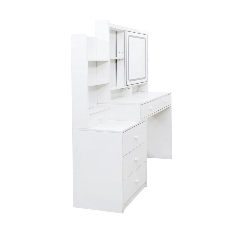 Makeup Vanity Desk with Mirror and Lights