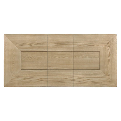 5 Piece Extendable Dining Table Set, Farmhouse Extendable Table with 18 Move Leaf