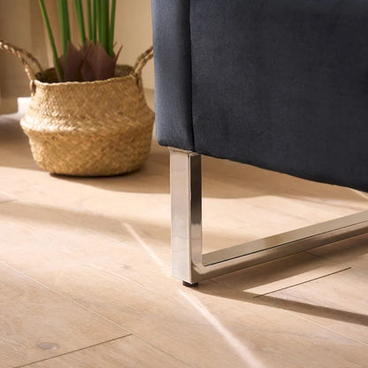 67.91 Velvet Storage Bench with Armrests and Wood Frame for Bedroom