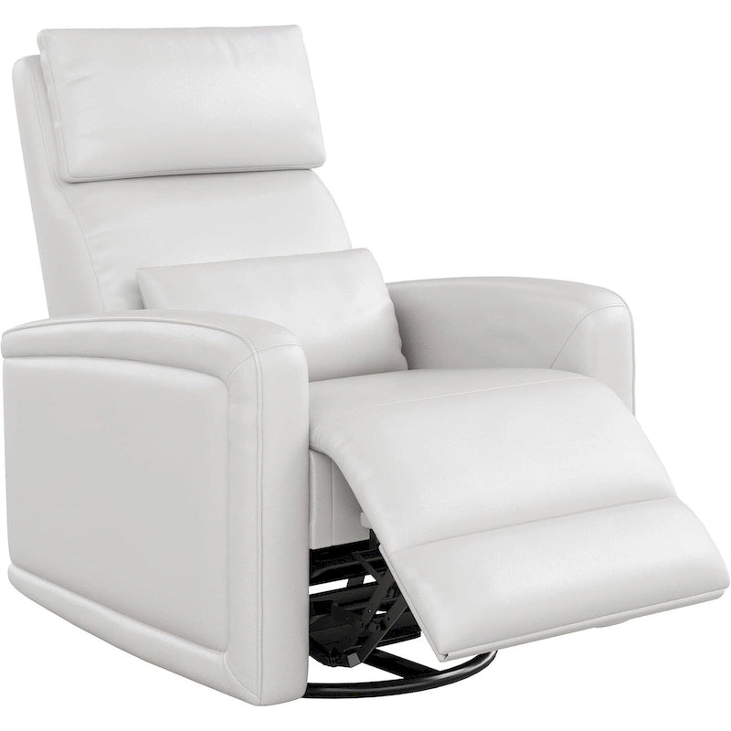Manual Reclinder, 360 Swivel Rocking Glider Reclinder Chair with Ergonomic Backrest