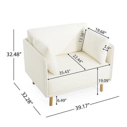 39.17 Upholstered Accent Chair