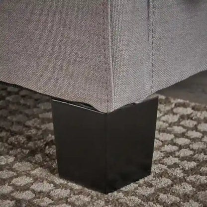 King Size Modern Upholstered Platform Bed with Button-tufted Headboard