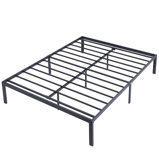 VECELO Kids Bed Frames Queen Size Metal Bed Frames Mattress Foundation(Twin/Full/Queen/King 4 Options)