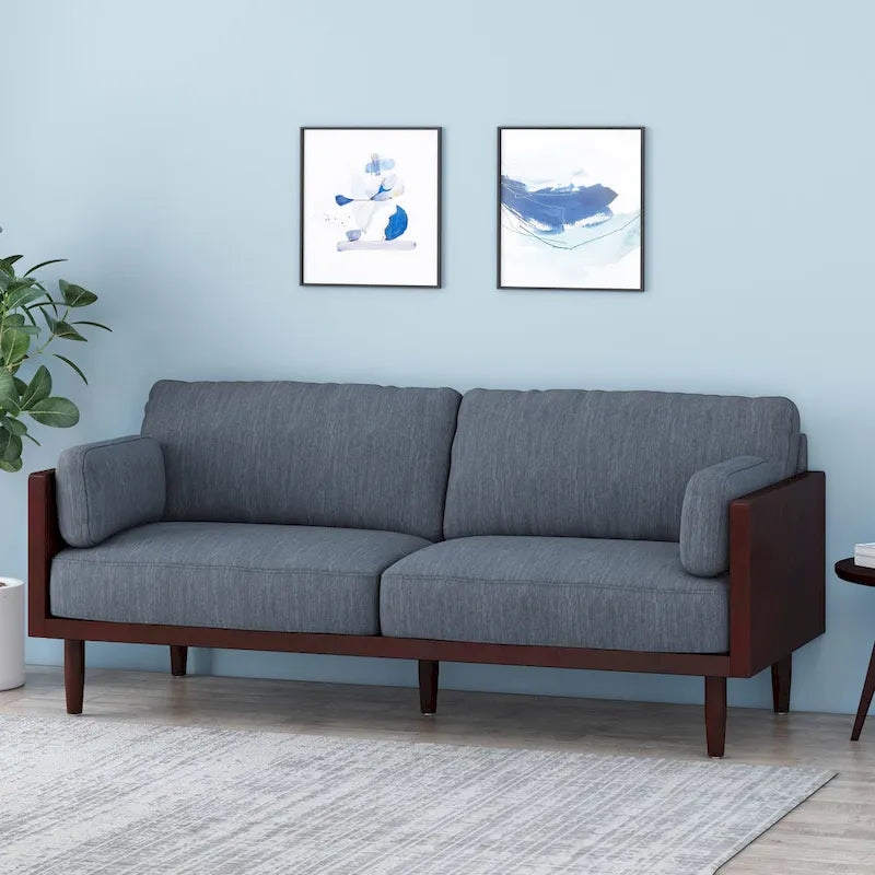 Sofia Upholstered 3-seater Sofa by Christopher Knight Home