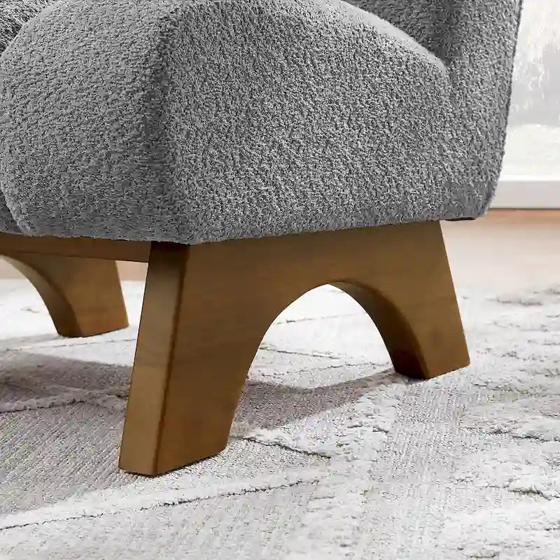 Art Leon Modern Armless Accent Chair Setional Loveseat Sofa