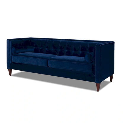 Jack 84 Modern Upholstered Tufted Tuxedo Sofa
