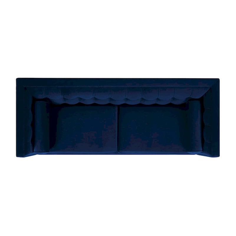 Jack 84 Modern Upholstered Tufted Tuxedo Sofa