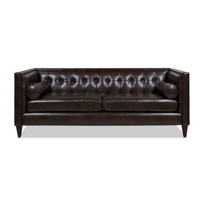Jack 84 Modern Upholstered Tufted Tuxedo Sofa