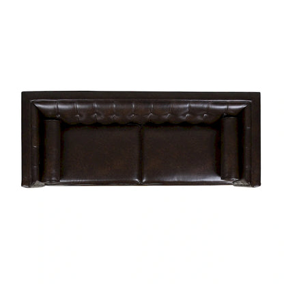 Jack 84 Modern Upholstered Tufted Tuxedo Sofa