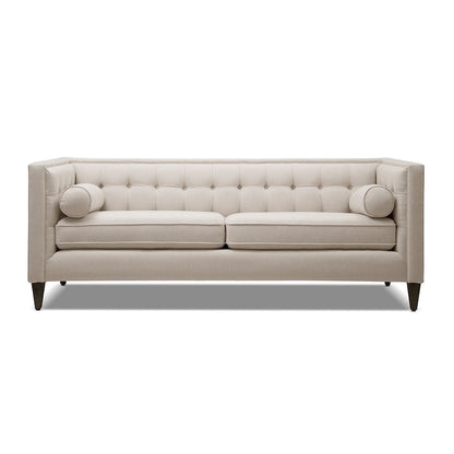 Jack 84 Modern Upholstered Tufted Tuxedo Sofa
