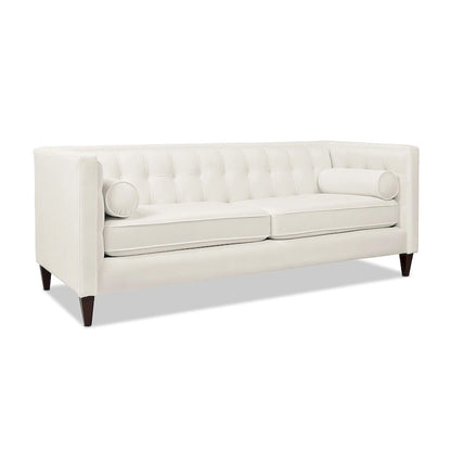 Jack 84 Modern Upholstered Tufted Tuxedo Sofa